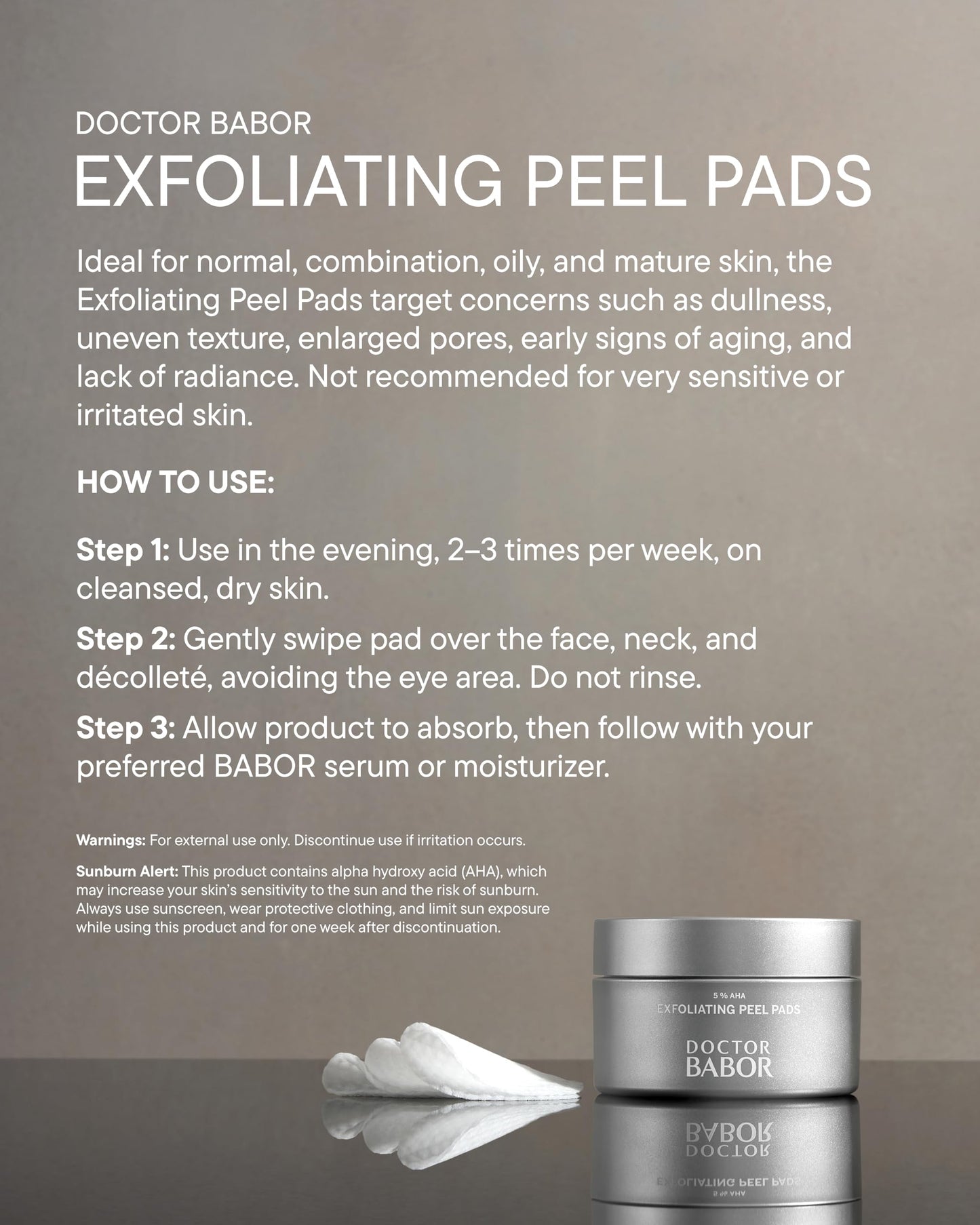 Doctor Babor Resurface Exfoliating Peel Pads