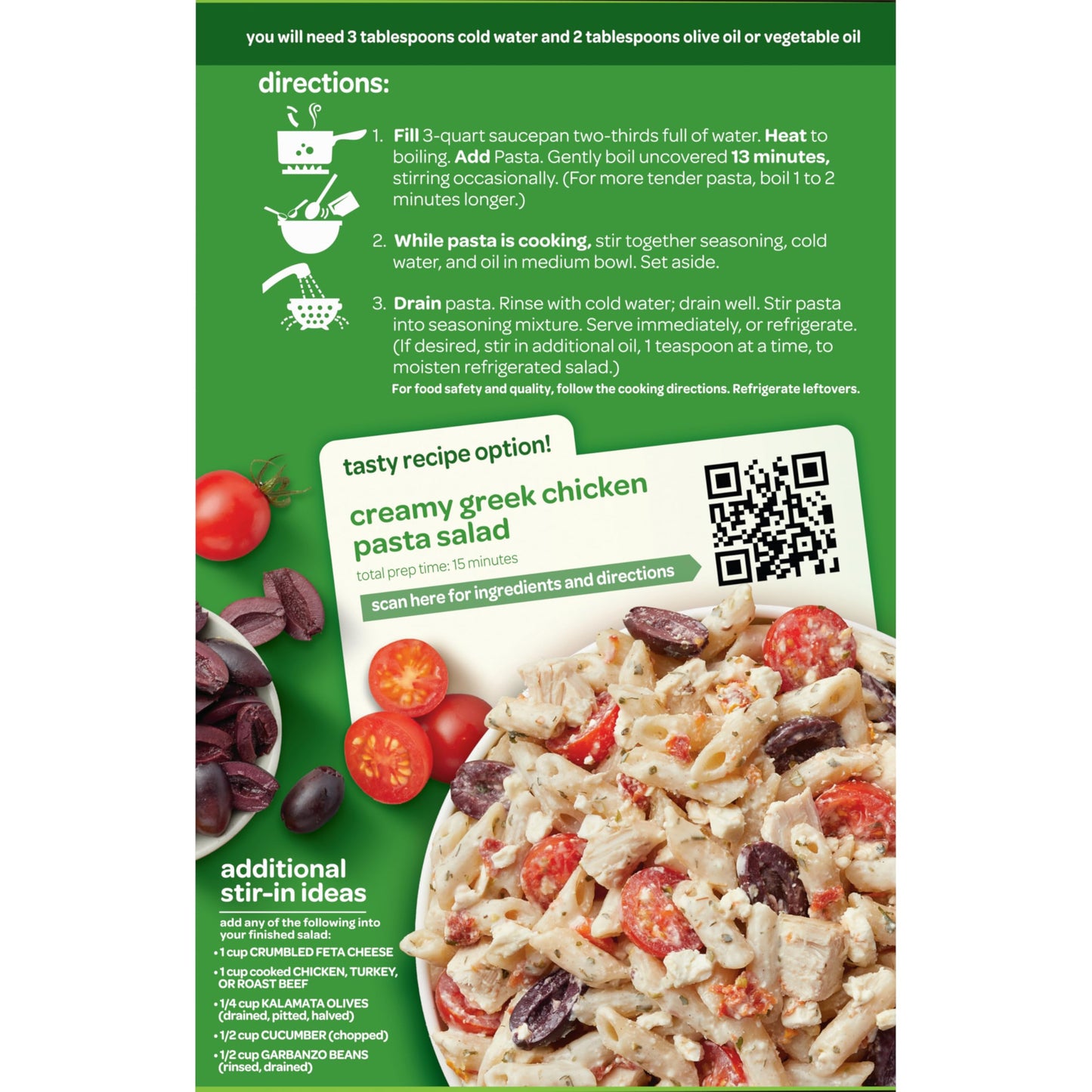 Suddenly Salad, Greek Pasta Salad - 7.5 Oz 12 Pack