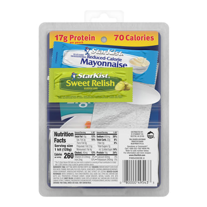 StarKist Lunch-To-Go Mix Your Own Tuna Salad, Chunk Light Tuna Pouch, 4.5 Ounce Kit, 1 Pack