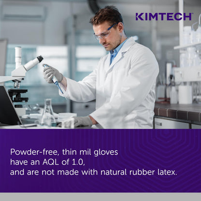 Kimtech™ Sterling™ Nitrile Exam Gloves (50706), 3.5 Mil, Ambidextrous, 9.5", S (200 Gloves/Box)