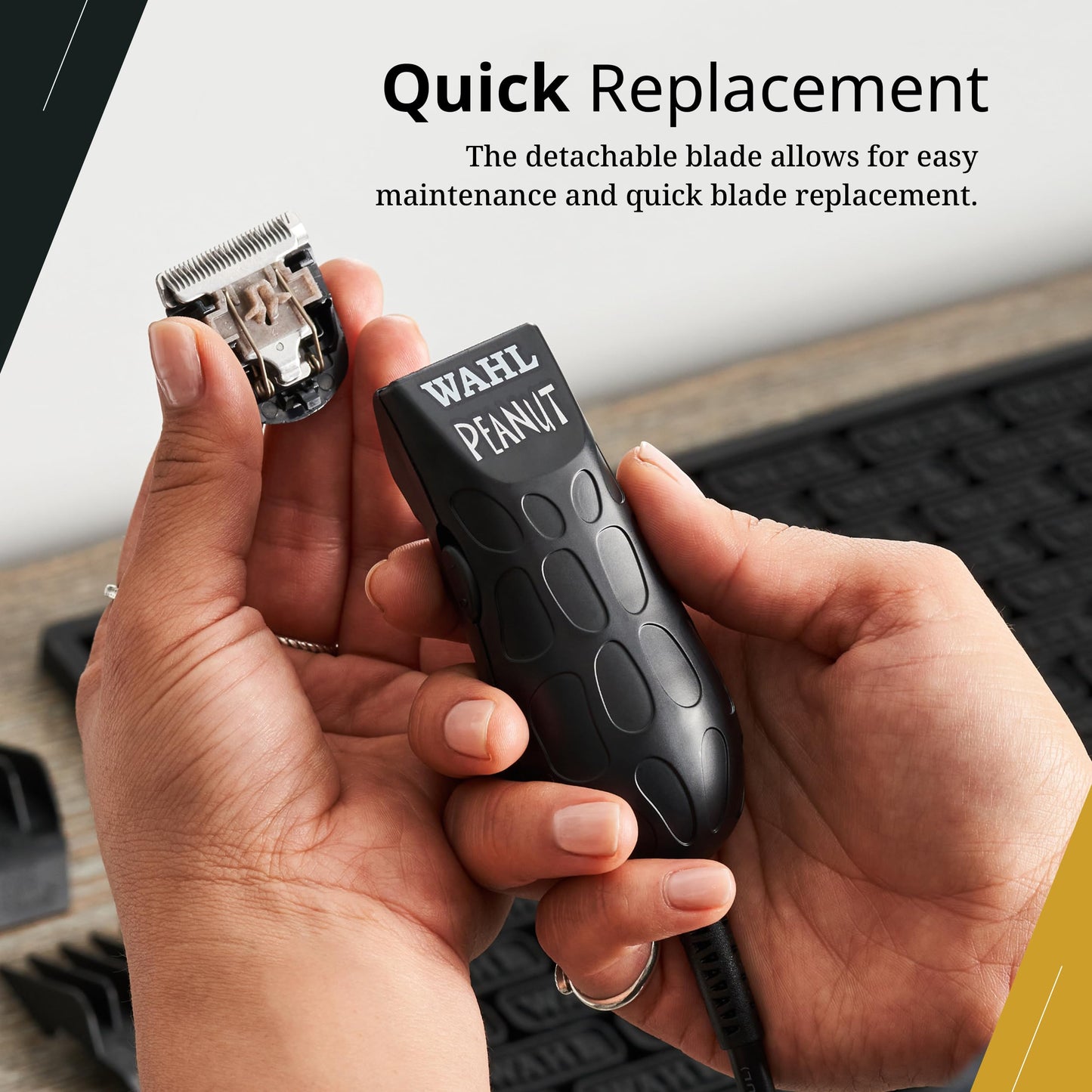 Wahl Professional Standard Snap-On Bullet/Bullet Unplugged Blade, Easy Maintenance, Fits Black Peanut and Sterling Bullet