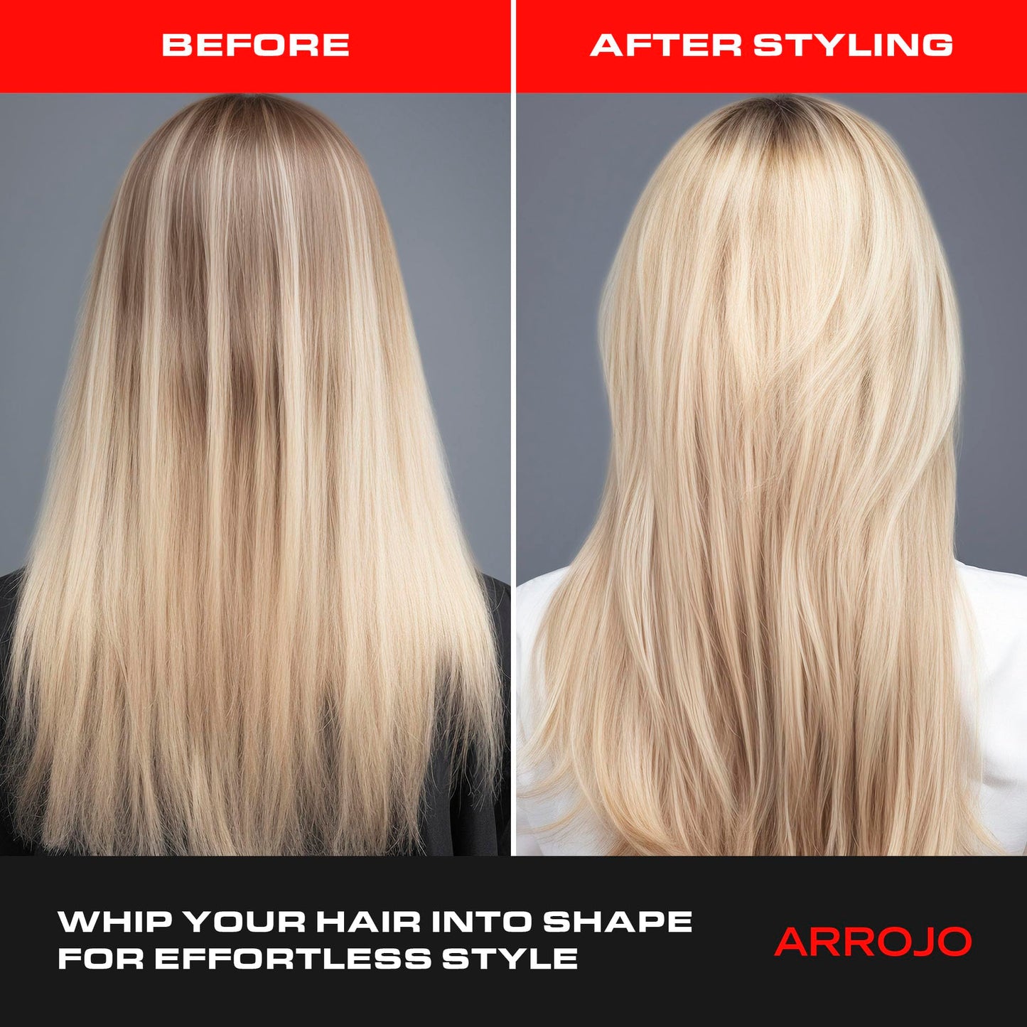ARROJO Cream Whip - 5.5 Fl Oz - Conditioning Leave-In Hair Styling Cream for Wavy or Dry Hair, Sulfate & Sodium-Chloride Free, Antioxidant, Moisturizing