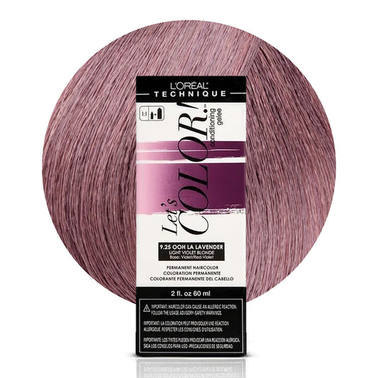 L'Oréal Technique Let's Color! Conditioning Gelee Permanent Hair Color - High Impact Multi-Dimensional Liquid Haircolor, Conditioning Formula, Smooth Application