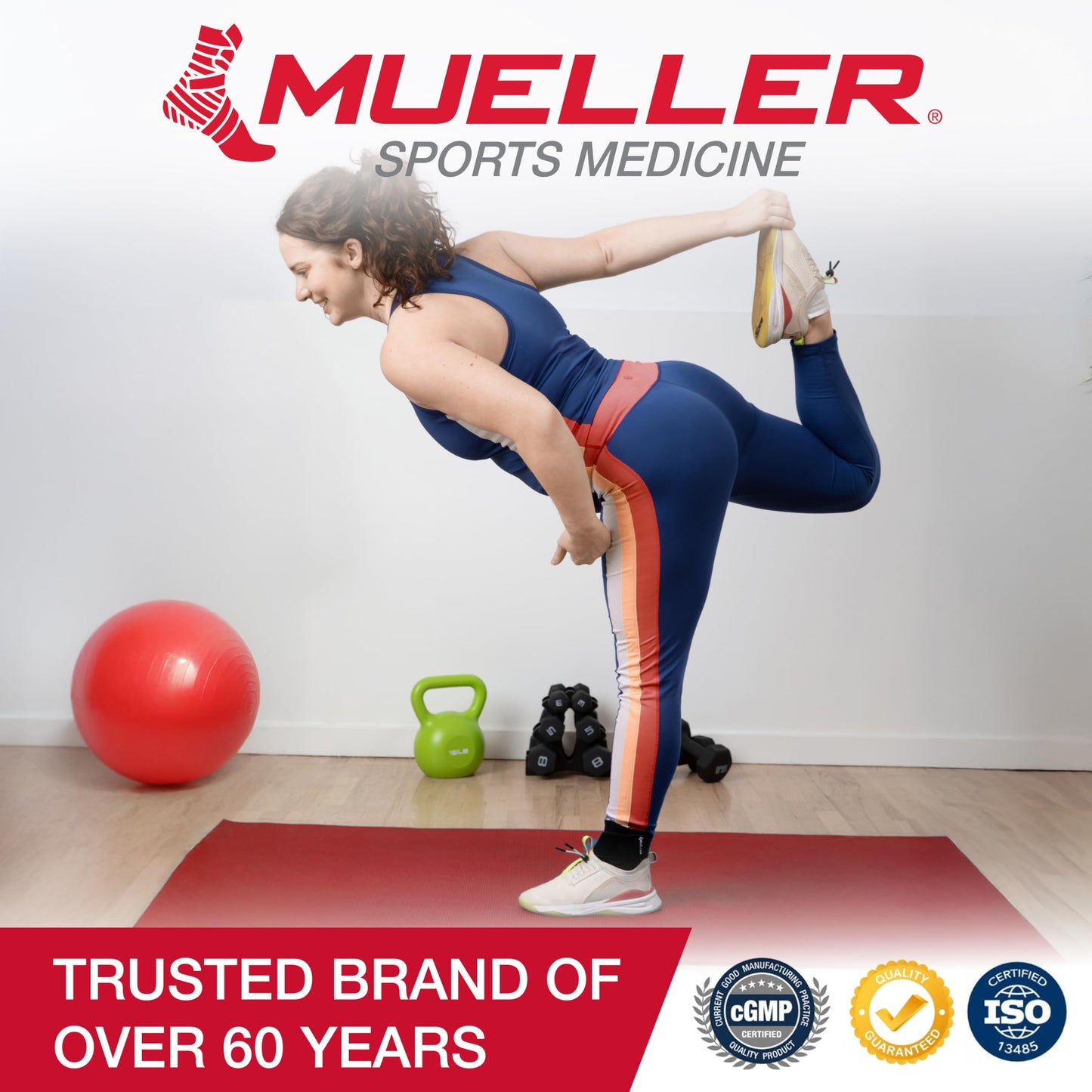 MUELLER Adjustable Ankle Stabilizer - OSFM (EA)