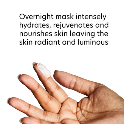 PCA SKIN Overnight Face Mask, Hyaluronic Acid Overnight Mask, Brightening Face Mask Rejuvenates and Hydrates Skin Overnight, Helps Boost Skin Radiance and Luminosity, Anti Aging Face Mask, 1.8 oz Jar
