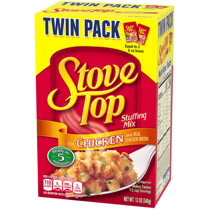Stove Top Stuffing Mix, Chicken, 12 Ounce Box