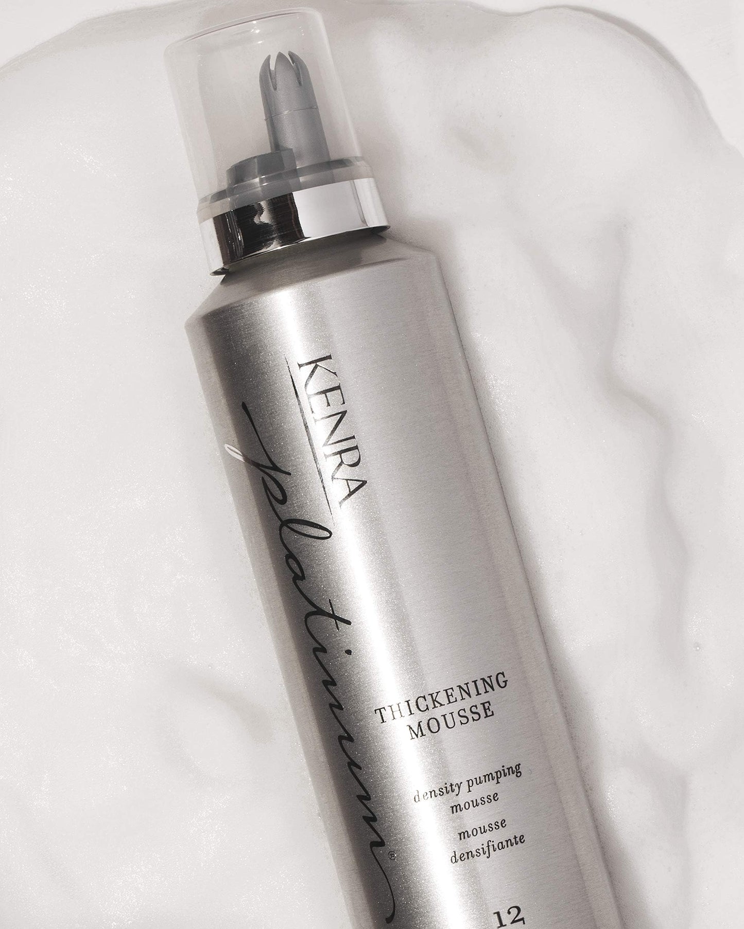 Platinum Thickening Mousse 12 | Volumizing Styler | Adds Fullness & Body | Humidity Protection Up To 48 hours | Density Plumping up tp 150% | Thermal Protection | All Hair Types