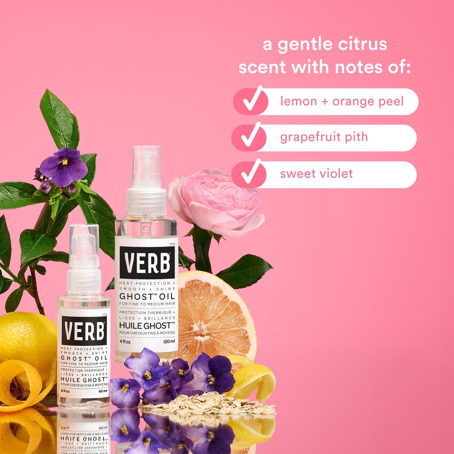 VERB Ghost Oil - Weightless Hair Oil for Fine to Medium Hair - Smooths Frizz, Adds Shine - No Parabens, Gluten or Harmful Sulfates