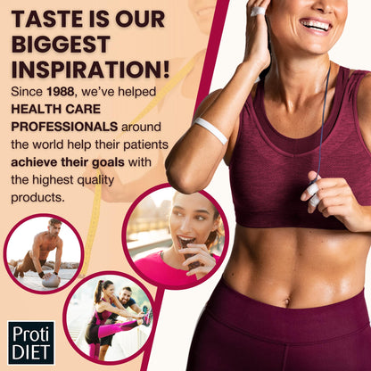 ProtiDIET High Protein Chicken Soup Mix - Low Sugar, No Fat, Quick and Easy-to-Prepare Meal Replacement Protein Powder Soup Mix Nutritious Vitamins - 7 Pouches Per Box