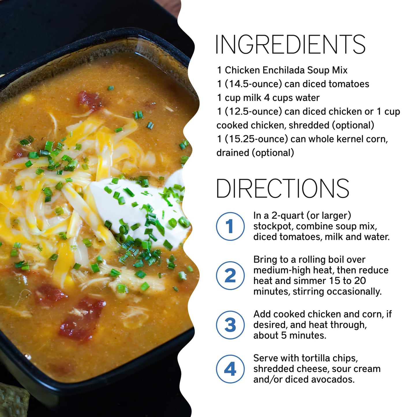 Southern Living Chicken Enchilada Soup Mix, Fresh Ingredients, Soup Mix, Family Dinner, Chicken Enchilada Casserole, Chicken Enchilada Soup, Gourmet Meal, 2 Seasoning Packets