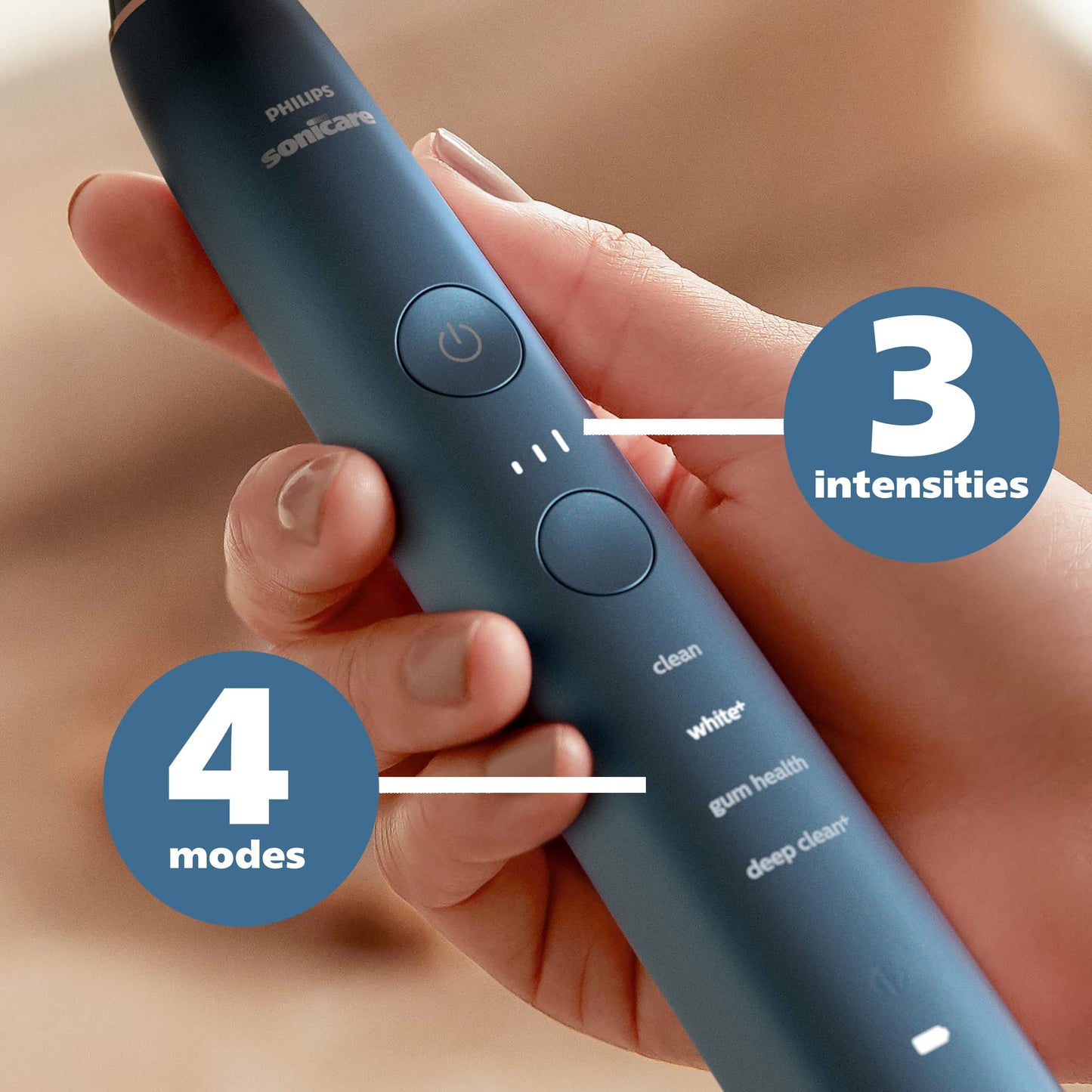 Philips Sonicare DiamondClean 9000 Electric Toothbrush - Sonic Toothbrush with App, Pressure Sensor, 12 Brushing Settings, Replacement Reminder, Charging Stand, Travel Case, Aquamarine, HX9911/92
