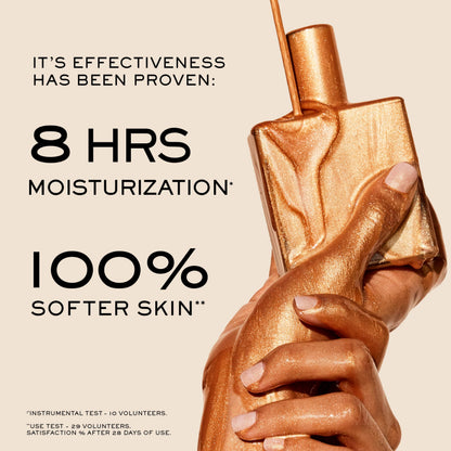 NUXE Huile Prodigieuse Shimmer Multi-Purpose Dry Oil - Luxurious Radiant Glow and Hydration for Face, Body & Hair