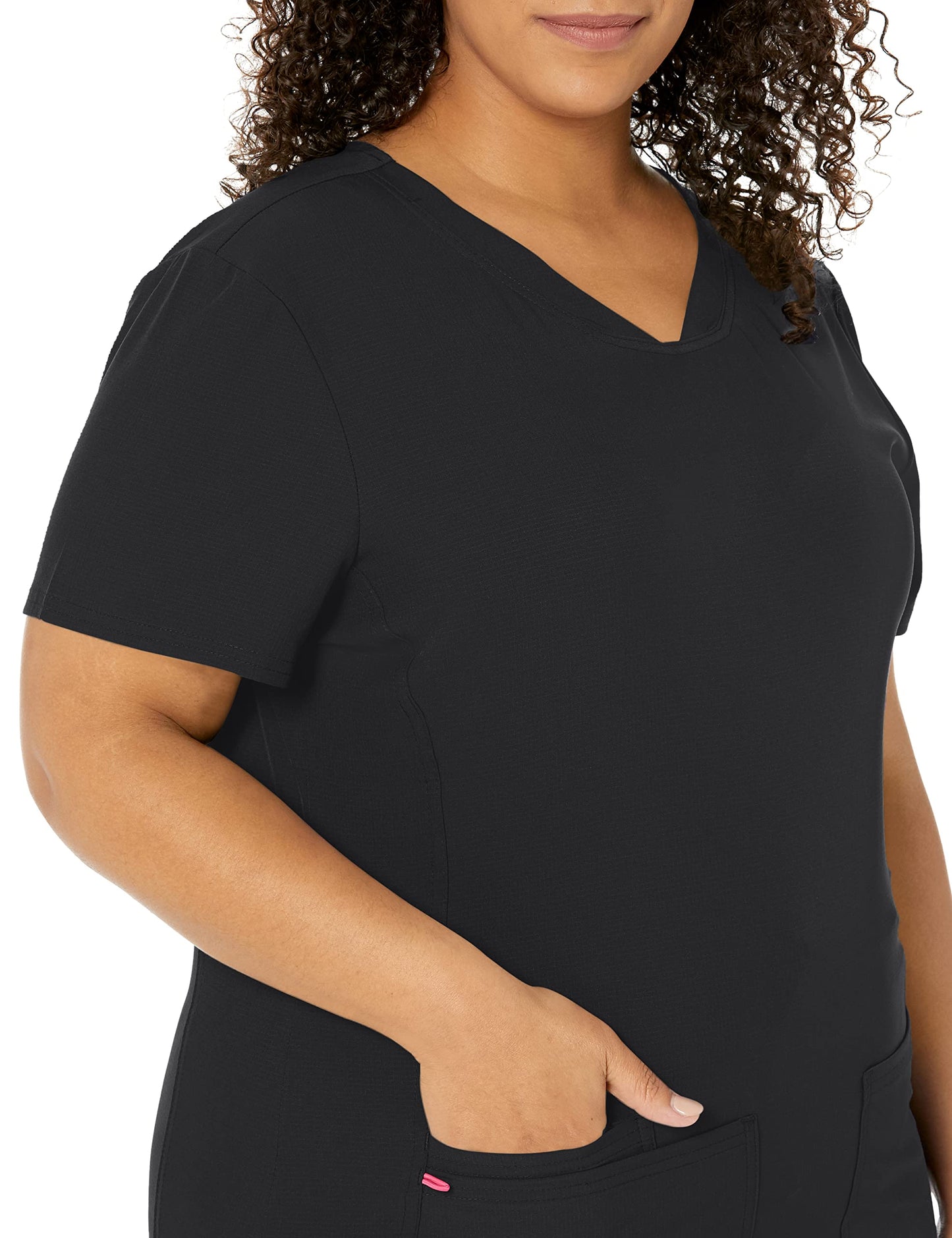 HeartSoul Women's Pitter-Pat V-Neck Scrubs Top