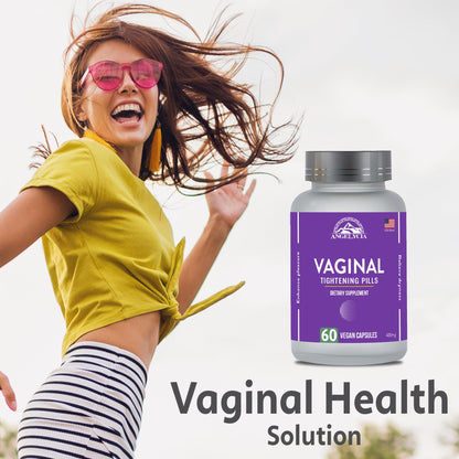 Vaginal Tightening Pill - Tighten, Rejuvenate & Lubricate - Vaginal Moisturizer Pill for Dryness and Vaginal Tightening - Vaginal Health Solution - Vagina Health with Moisturizing Benefits
