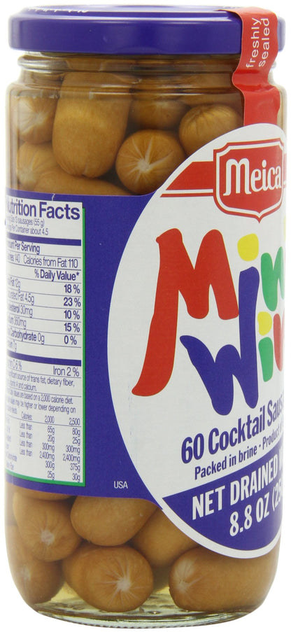 Meica Mini Wini Sixty Cocktail Sausages, 8.8 Ounce