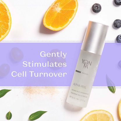 Yon-Ka Alpha Peel Concentrate | Anti-Aging Night Peel | Treat Fine Lines and Wrinkles with Alpha Hydroxy Acids | For All Skin Types | Paraben-Free | 1.01 fl oz