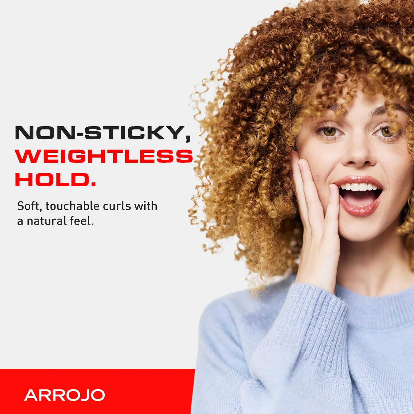 ARROJO Curl Enhancer – Curly Hair Gel for Soft, Fine Curls - Curl Gel w/ Amino Acids, Oat Proteins – Curl Enhancing Hair Products to Add Shapely Spring – Wavy & Curly Hair Products (5.1 oz)