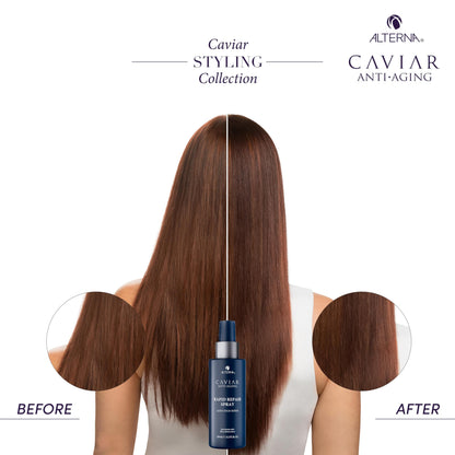 Alterna Haircare CAVIAR Anti-Aging Rapid Repair Spray 4.2 Fl Oz | Instant Shine and Humidity Protection Spray for Hair | Sulfate Free