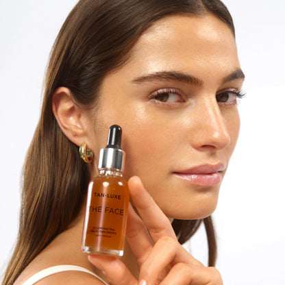 TAN-LUXE The Face - Illuminating Self-Tan Drops to Create Your Own Self Tanner, Cruelty & Toxin Free