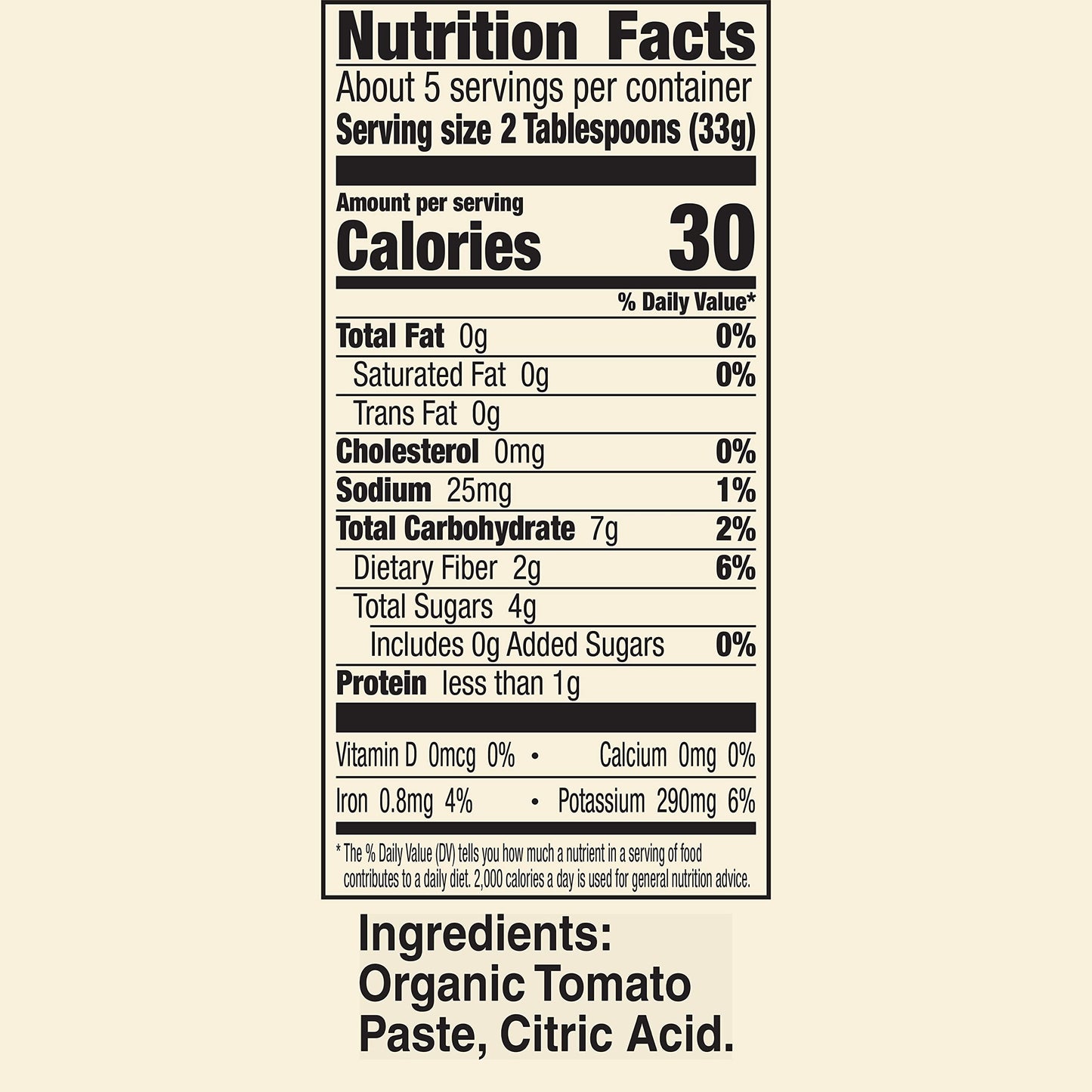 Muir Glen Organic Tomato Paste, 6 oz. (Pack of 24)