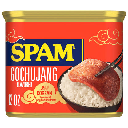 SPAM Gochujang Flavored, Shelf Stable, 12 oz Can (Pack of 8)
