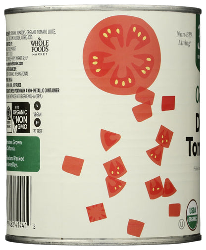 365 by Whole Foods Market, Organic Diced Tomatoes, 28 Ounce