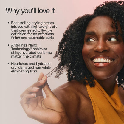 Ouidad Curl Refresh Bundle, Frizz Control Curl Defining Spray, 6 oz, Curly Hair Cream, 5.7 oz & Flexible Holding Spray, 8.5 oz, Lock in Moisture and Lock out Humidity, For All Curly Hair Types