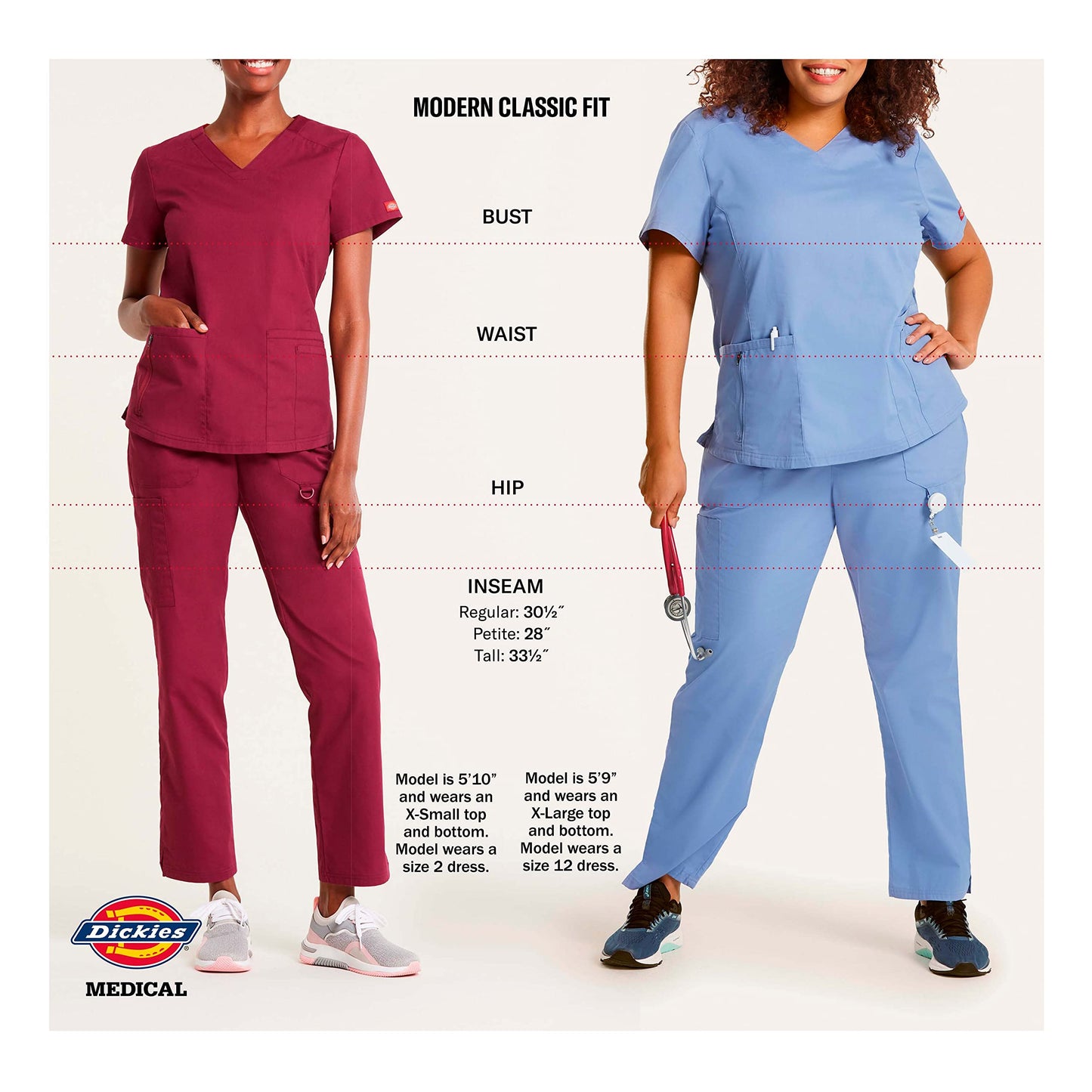 Dickies EDS Signature Scrubs for Women, Snap Front Scrub Jacket in Soft Brushed Poplin 86306