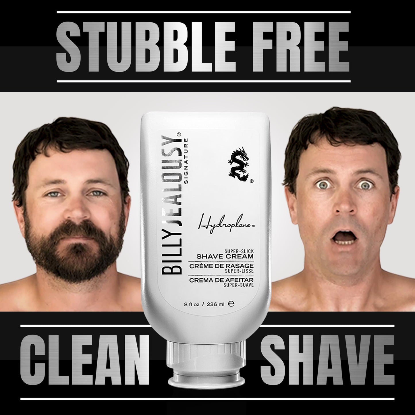 Billy Jealousy Hydroplane Foamless Super-Slick Mens Shave Cream