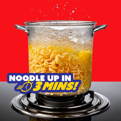 Mi Sedaap Korean Spicy Chicken Instant Fried Ramen Noodles (Pack of 40) – Made with Fresh Chili