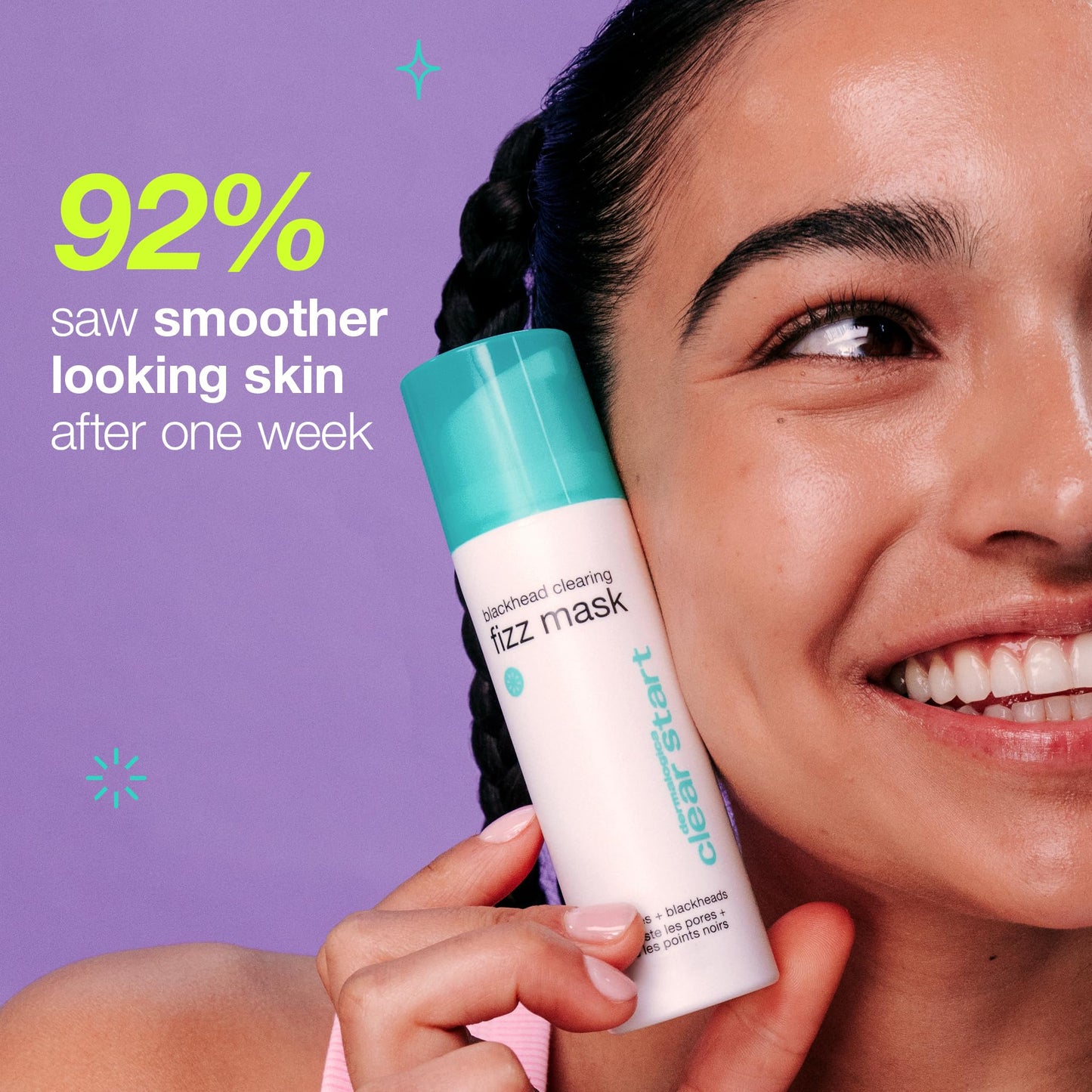 Dermalogica Clear Start Blackhead Clearing Fizz Mask (1.7 Fl Oz) Purifying Pore Cleansing Mask with Kaolin Clay and Sulfur - Absorbs Excess Oil To Purify Skin