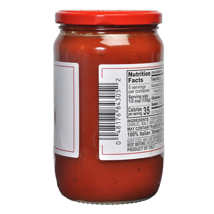 Mantova Italian Tomato Basil Sauce 24 ounce (Pack of 2), 100% Italian Tomatoes, Great Taste
