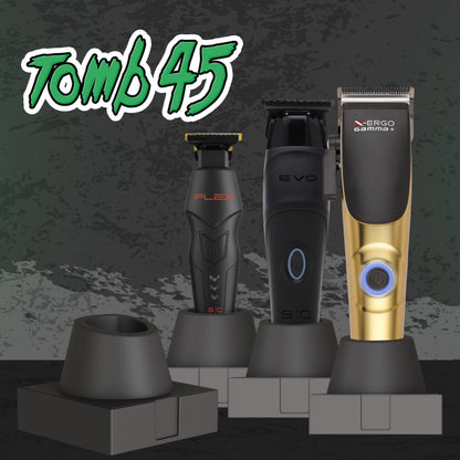 Tomb 45 Power Pod for Gamma and Stylecraft Ergo Trimer - All in One Charging Stand for Mens Trimmers - High Performance