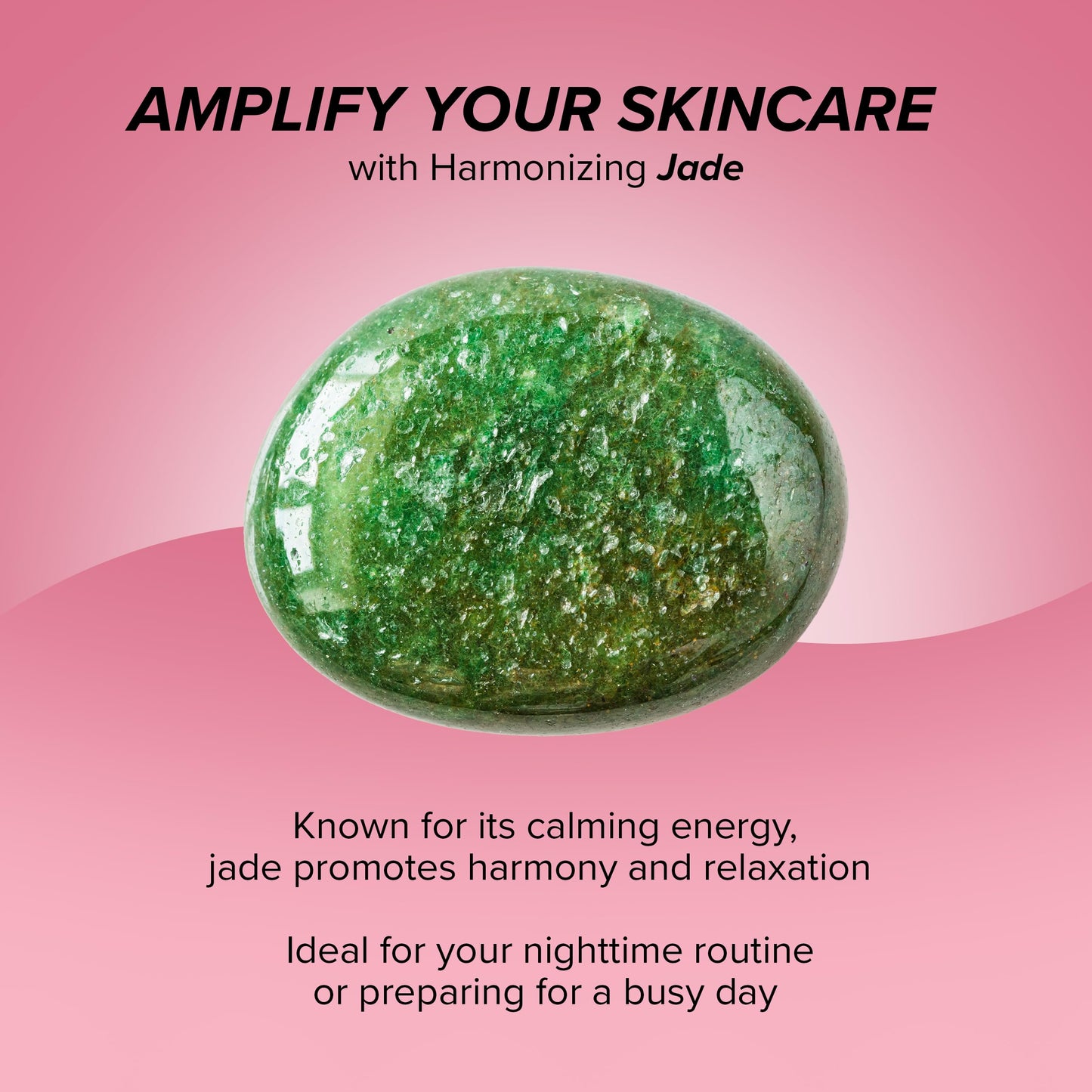 Skin Gym Jade Gua Sha Sculpty Tool, Green Jade Crystal Contouring and Sculpting Beauty Tool