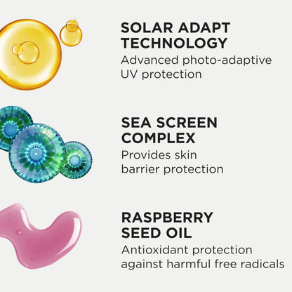 Tan-Luxe Sci-Tech Sunscreen, Lightweight Photoadaptive Hydra-Gel Face Sunscreen, Clear, Non-Greasy, Broad Spectrum UVB & UVA Protection, Vegan & Fast-Drying, 1.69 fl. oz/50 ml Bottle