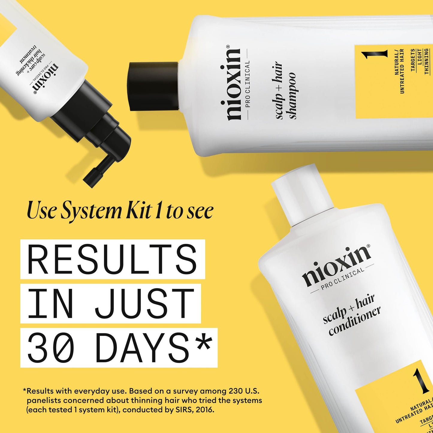 Nioxin System 1 Scalp + Hair Thickening Conditioner for Natural Hair with Light Thinning | Strengthen Against Breakage with Niacinamide & Biotin | Refreshed Scalp with Healthy Shine