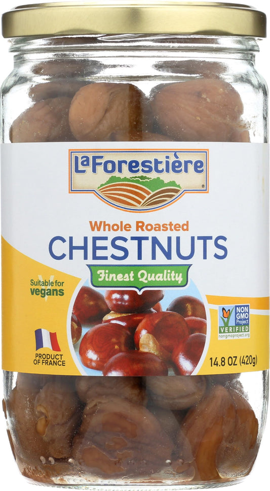 LA FORESTIERE Whole Roasted Chestnuts, 14.8 OZ