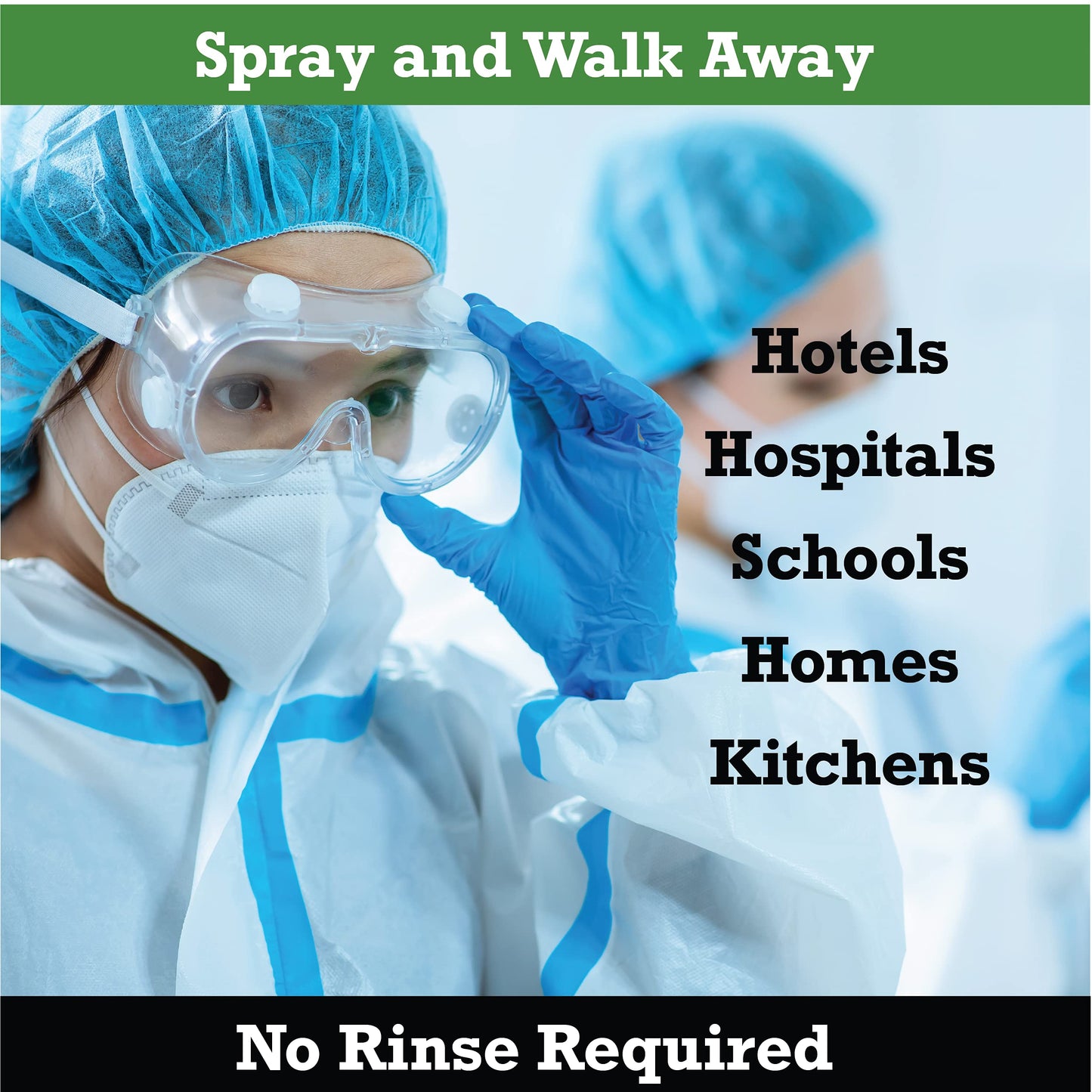 SNiPER Hospital Disinfectant, Odor Eliminator & All-Purpose Cleaner, 16 Ounce Spray
