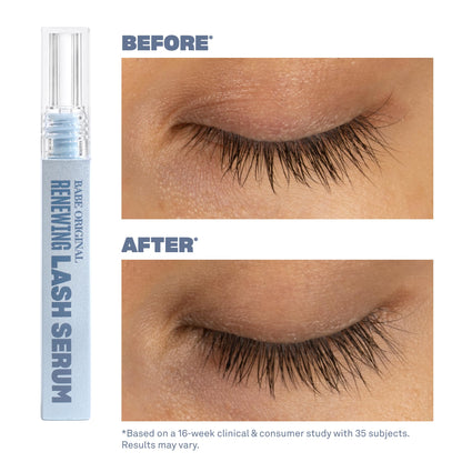 BABE ORIGINAL Renewing Lash Serum – Prostaglandin-Free, Peptide-Infused Gentle Lash Serum for Fuller, Longer-Looking Lashes, Lash Enhancing Treatment with Nourishing Botanicals, Vegan & Cruelty-Free