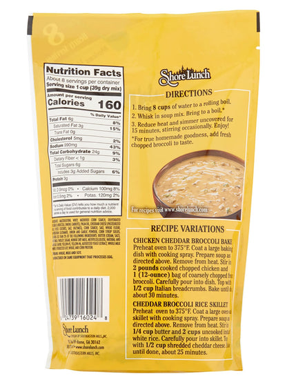 Shore Lunch Cheddar Broccoli Soup Mix, 11-Ounce (Pack of 3)
