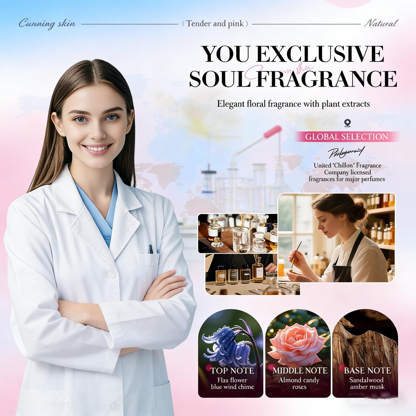 pH Balanced Feminine Soap for Women, Strawberry Odor Control & Hydration, Deep Cleanse, Pure Natural Plant Extracted Essence, Gentle Yet Effective for Daily Intimate Hygiene, Vegan, Pink