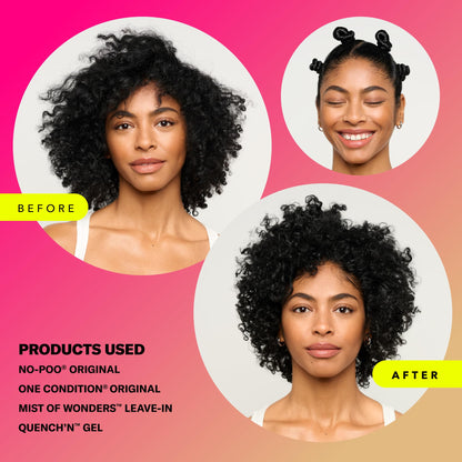 DevaCurl Quench'n Define Gel Strong Hold Non-Crunch Styler | Lasts up to 7 Days | Locks & Moisturizes Curls | Enhances Shine