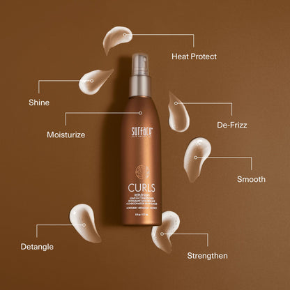 SURFACE Hair Curls Replenish Leave In Conditioner - Sulfate Free and Paraben Free Natural Hair Moisture 6oz