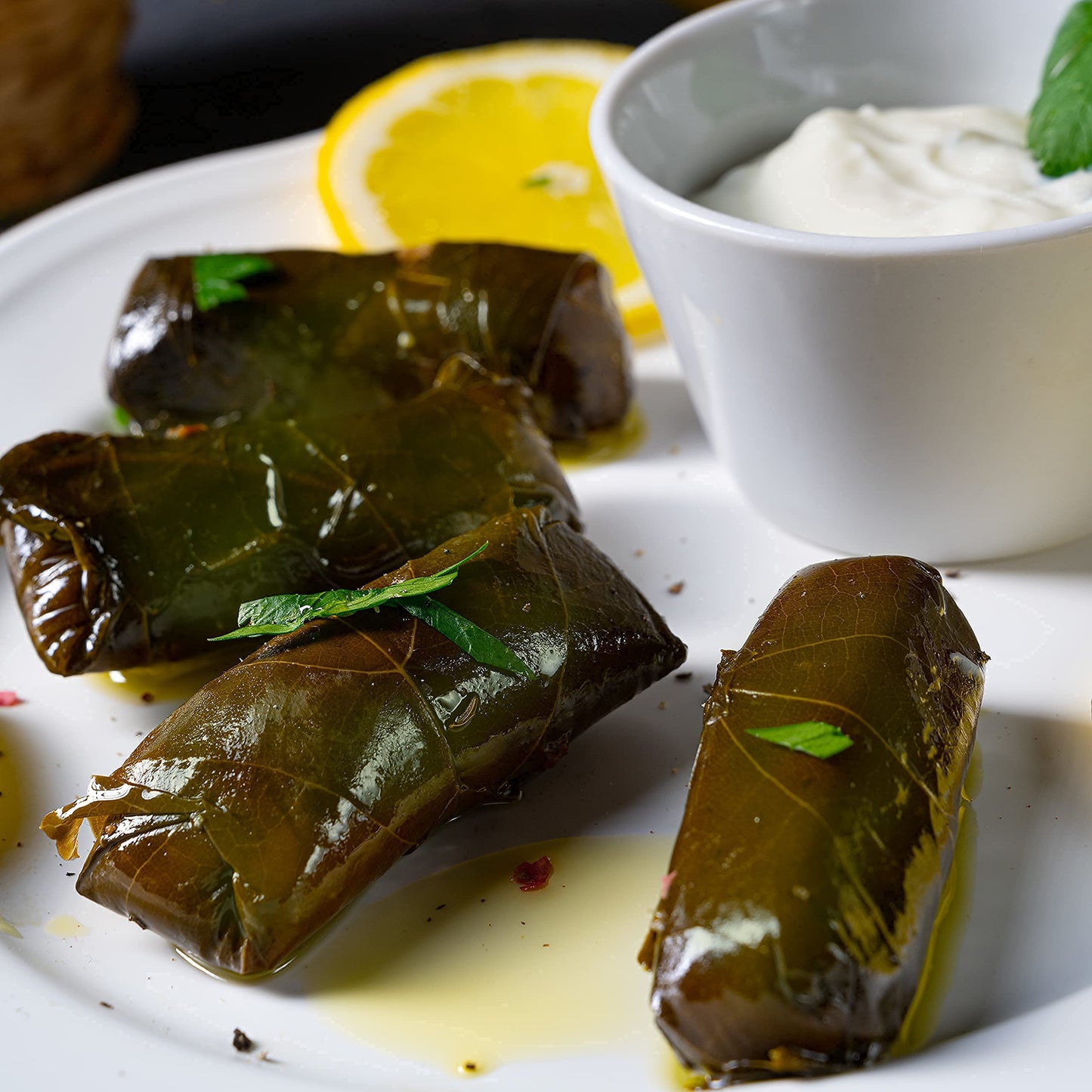 Kontos Dolmas Stuffed Grape Leaves with Rice • Bulk 4lbs•60 Dolmades Per Can-(Perfect appetizers on a Mezze Platter-Charcuterie Board-w/ hummus, tzatziki sauce or dip)-Ready To Eat-Kosher-Vegan Snacks On The Go
