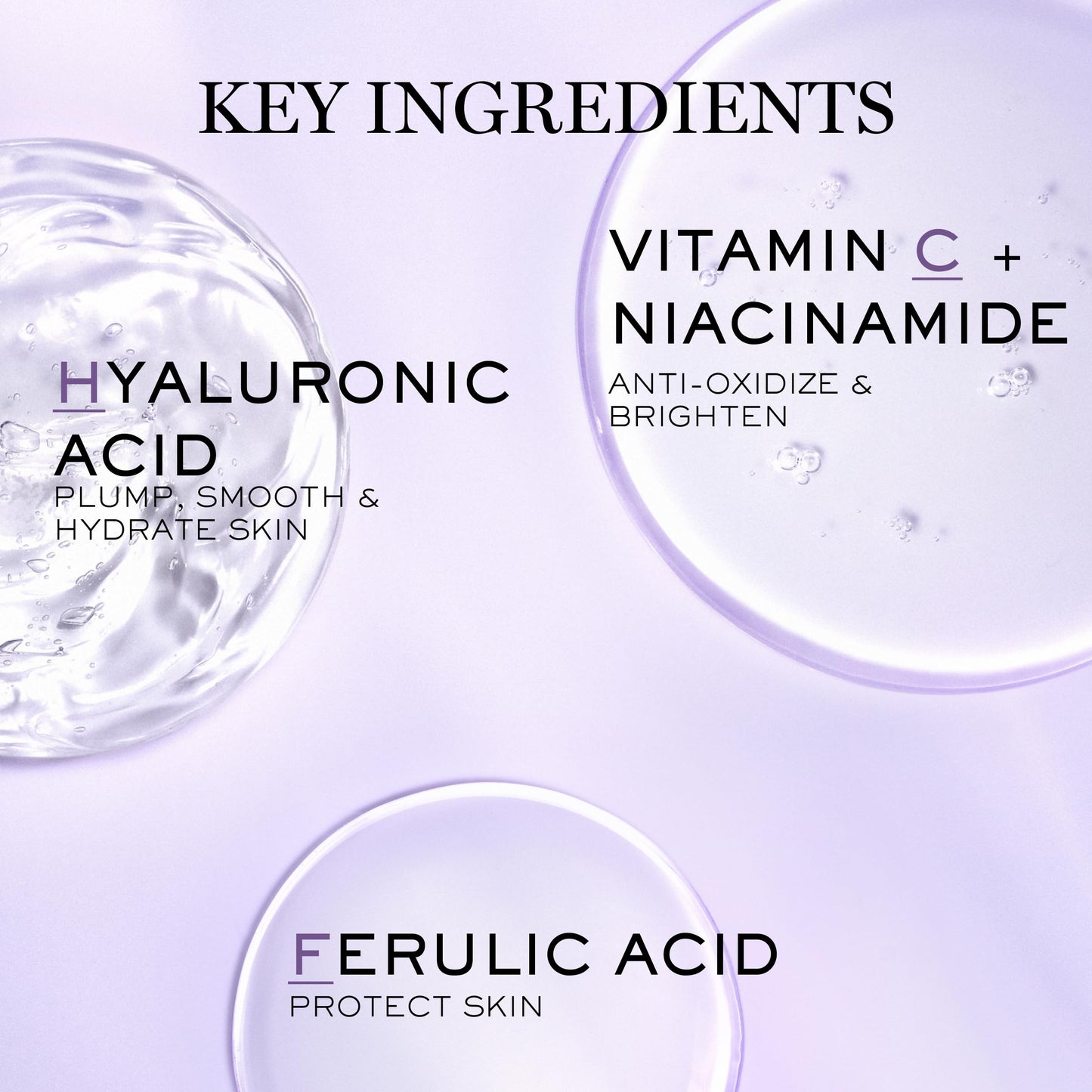 Lancôme Rénergie H.C.F. Triple Serum - Hyaluronic Acid Serum for Visible Correction of Anti Aging Signs & Dark Spots - With Vitamin C+, Niacinamide & Ferulic Acid