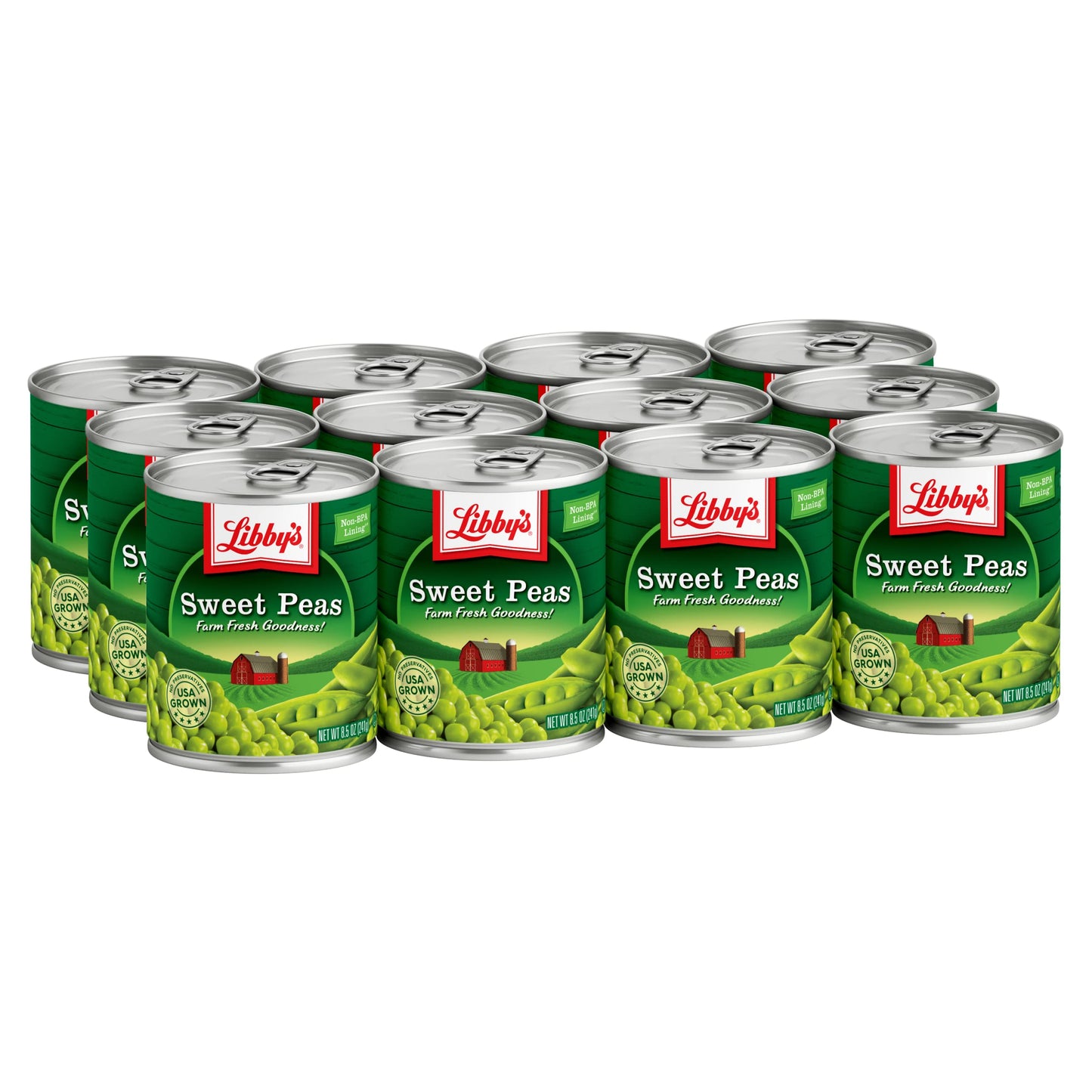 Libby's Sweet Peas, 8.5 Ounces (Pack of 12)