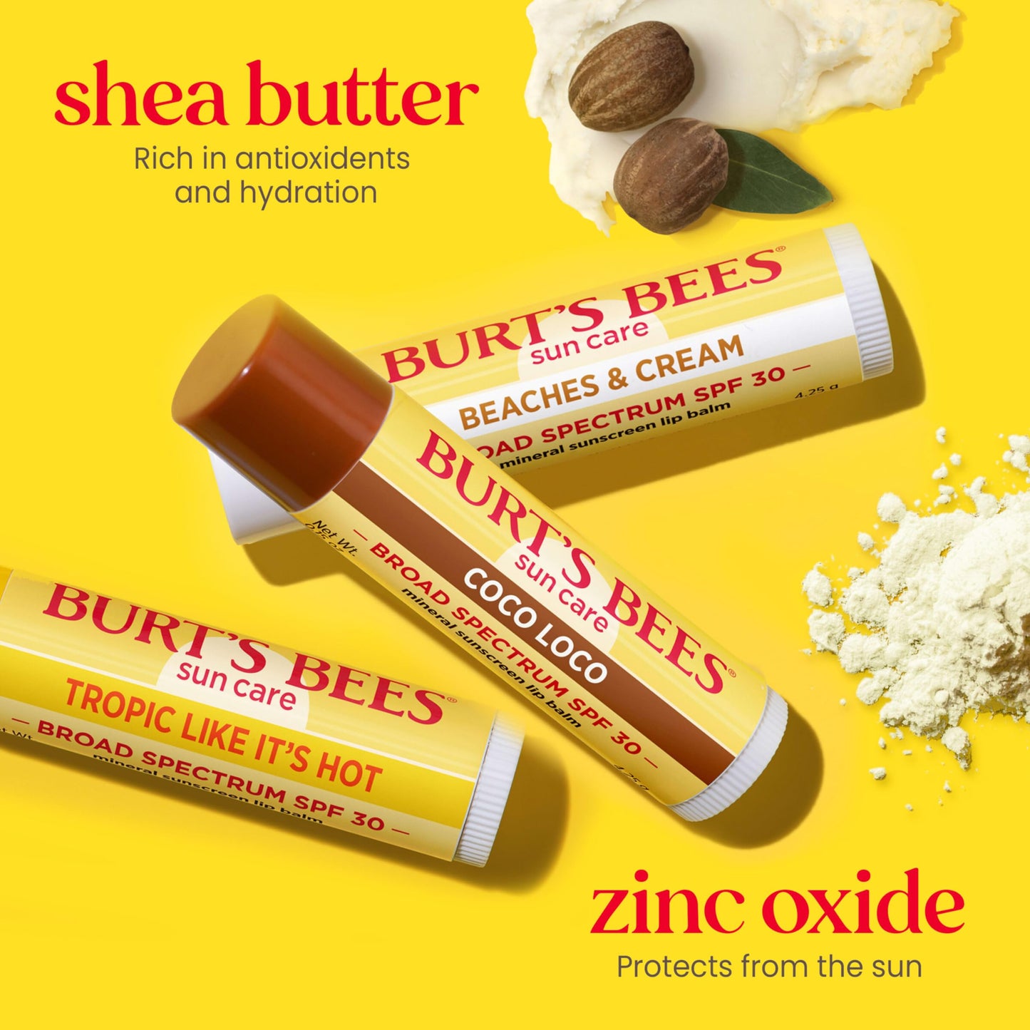 Burt's Bees Easter Basket Stuffers, Lip Balm Party Pack - Birthday Cake, Waffle Cone, Strawberry Shortcake, Cookies & Cream, All Day Moisturizer, Natural Origin Lip Treatment, 4 Tubes, 0.15 oz.