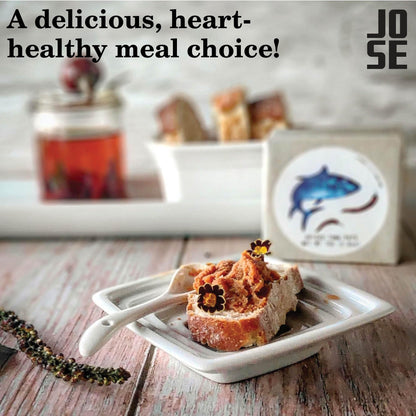 Canned Spiced Tuna Paté by Jose Gourmet, Wild Caught Portuguese Tuna, Tinned Fish Paté, High Protein Sustainable Seafood Snacks, Omega 3, Fair Trade, 75g Can