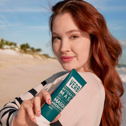 VERB Hydrate Mask, 6.8 fl oz - Intense Moisture for Dry + Frizzy Hair - Smooth + Detangle - Amber + Warm Jasmine Scent