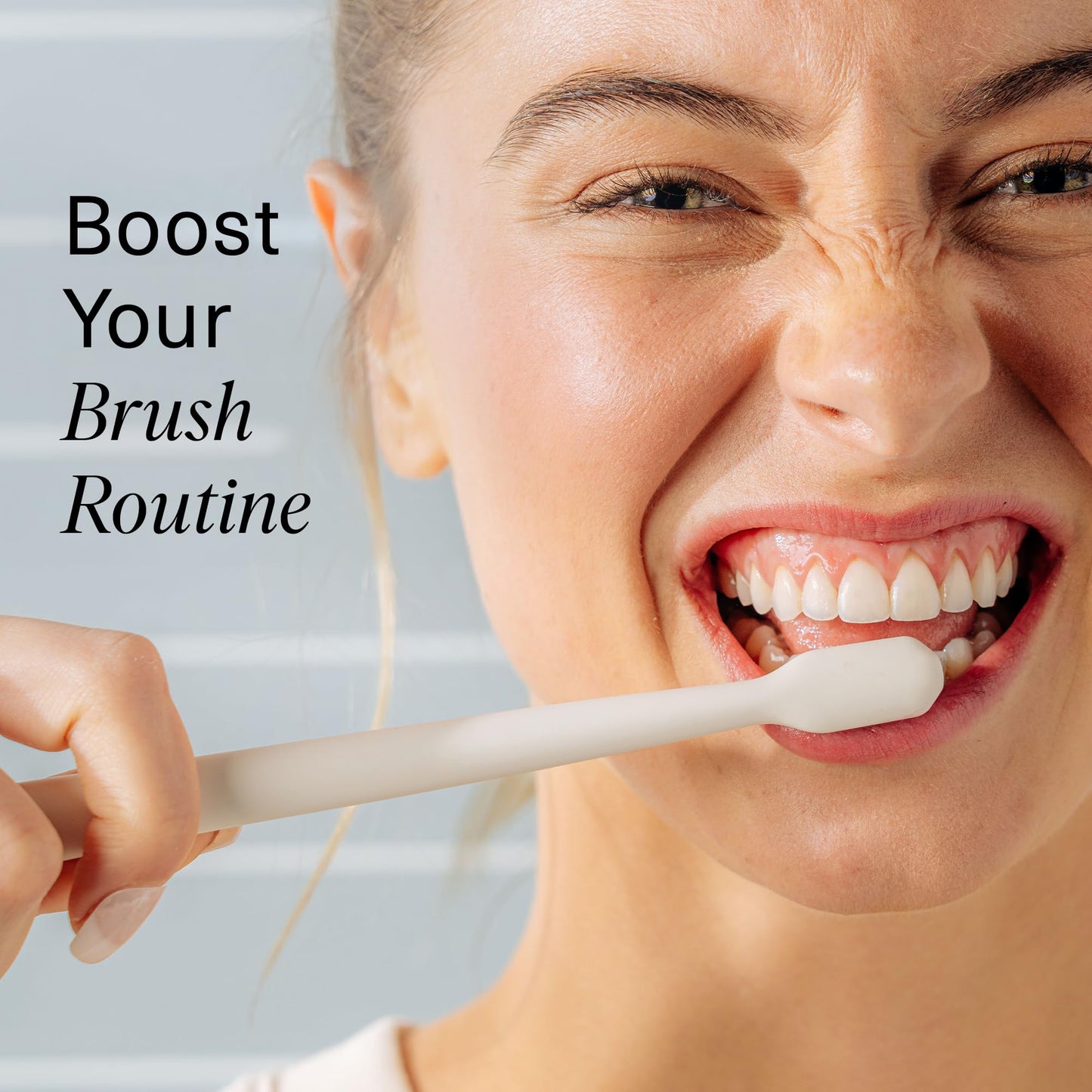 Boka Teeth Whitening BrightBoost Powder - Nano Hydroxyapatite, Appropriate for Sensitive Teeth, Whitening - Toothpaste Alternative with Essential Oils, Has Probiotics, Multivitamins & Aloe